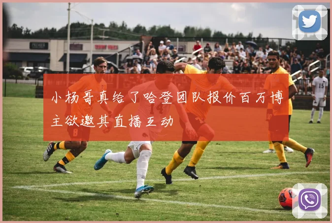 小杨哥真给了哈登团队报价百万博主欲邀其直播互动